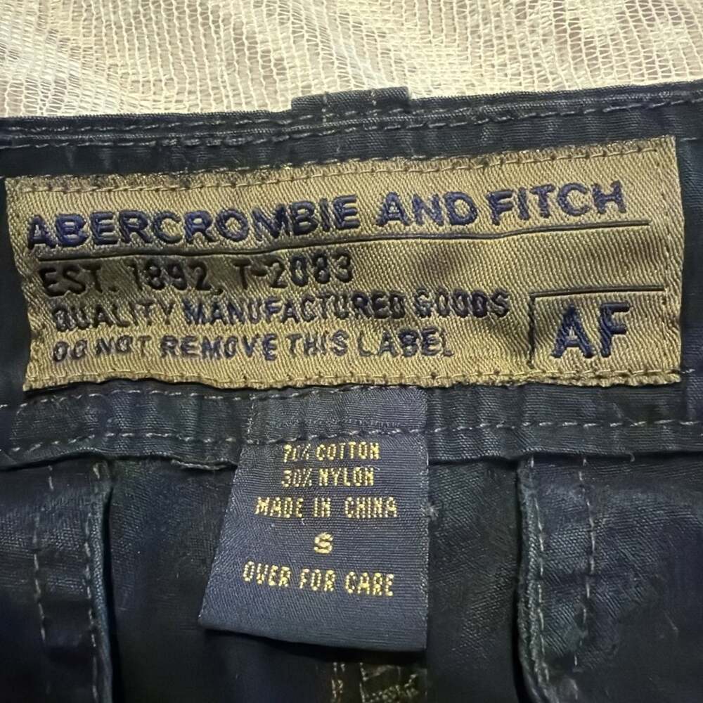 Vntg Abercrombie & Fitch Cargo Pants S Paratrooper Baggy Y2K Utility Outdoor - Picture 2 of 5